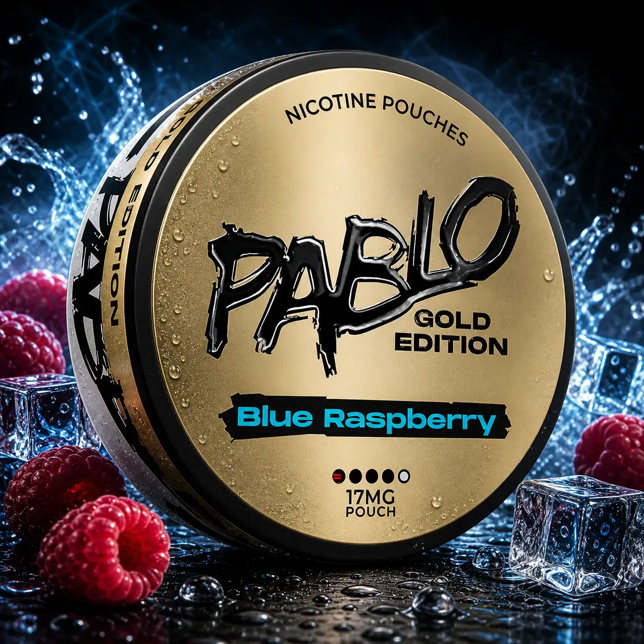 1 Pablo Gold Edition Blue Raspberry