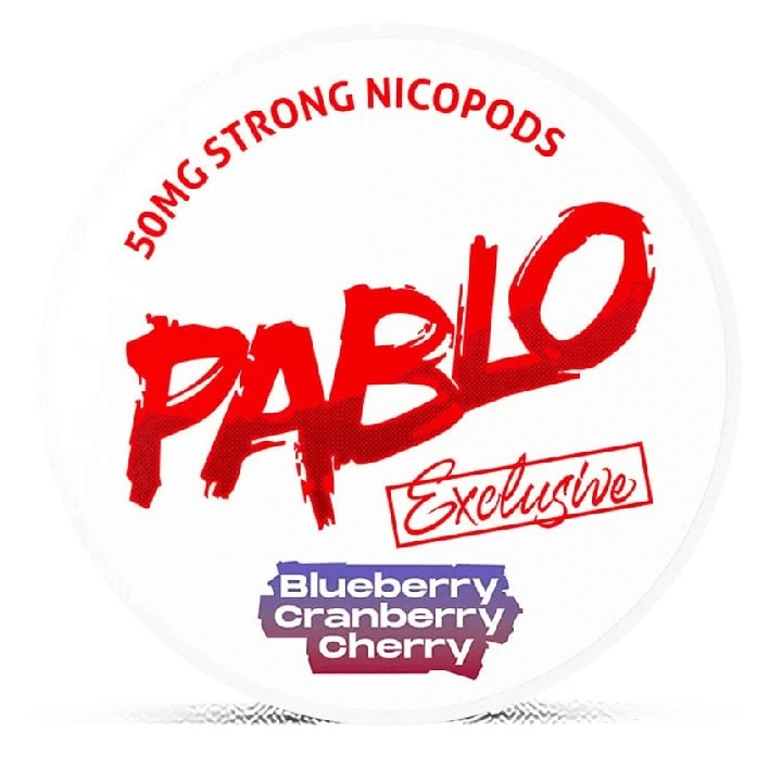 Pablo Blueberry Cranberry Cherry nikotin poşeti