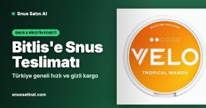 Bitlis'e Snus Teslimatı