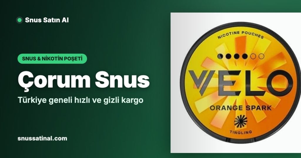 1 Çorum Snus
