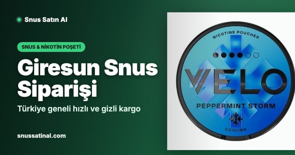 snus giresun og 10 Giresun Snus Siparişi