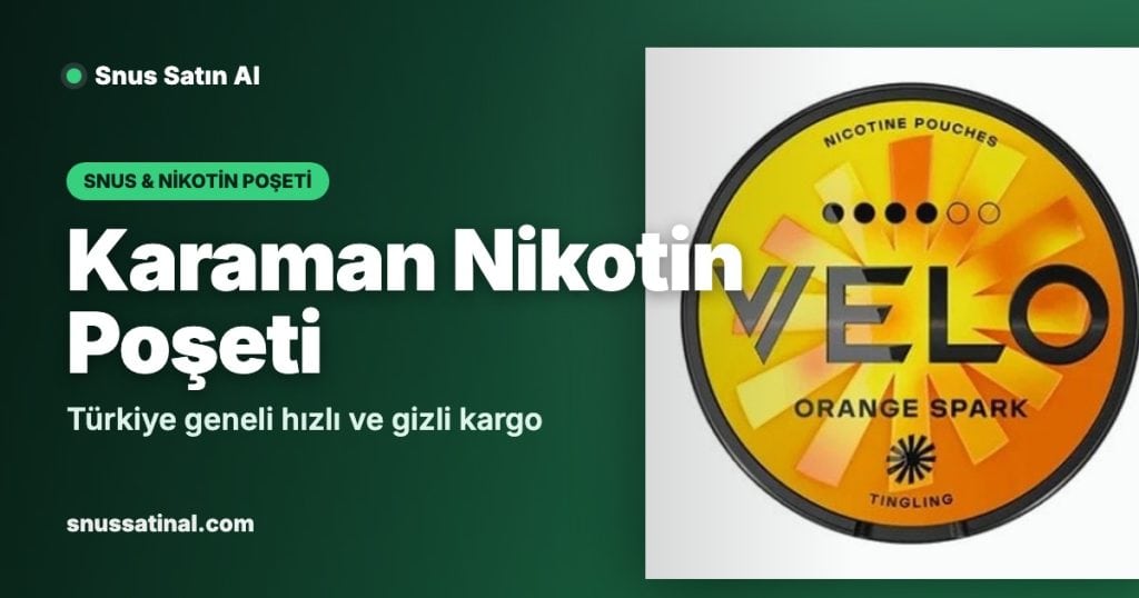 Karaman Nikotin Poşeti