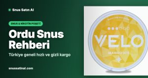 Ordu Snus Rehberi