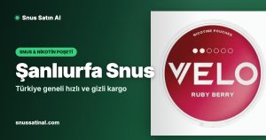 Şanlıurfa Snus