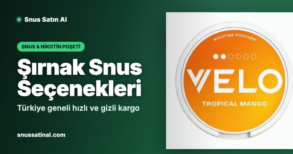 snus sirnak og 9 Şırnak Snus Seçenekleri
