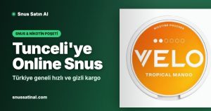 Tunceli'ye Online Snus
