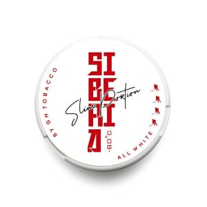 Siberia 80 White Dry Slim nikotin poşeti