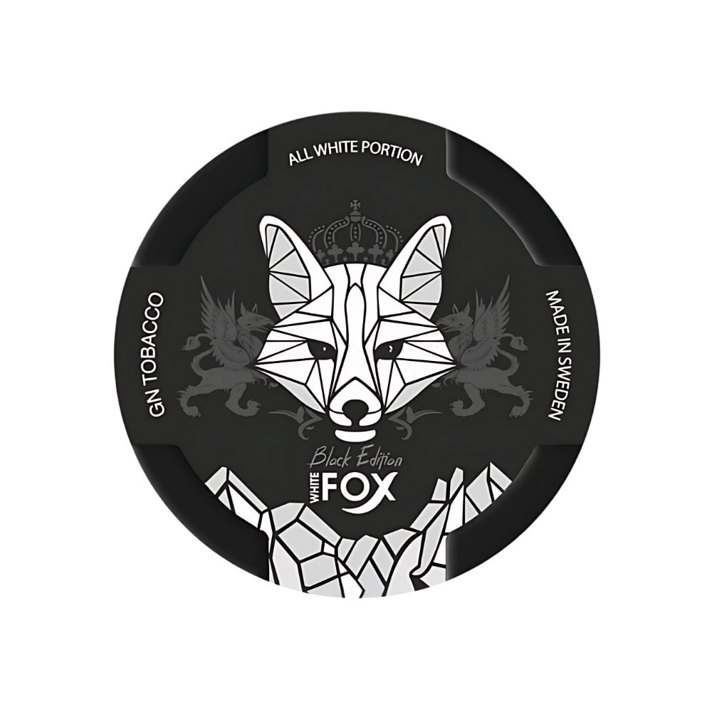 1 White Fox Black nikotin poşeti